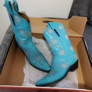 Turquoise Boots